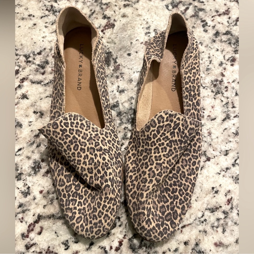 Lucky Brand Animal Print Flats